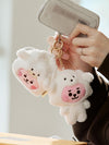 BT21 Fluffy mini Bag Charm Pouch