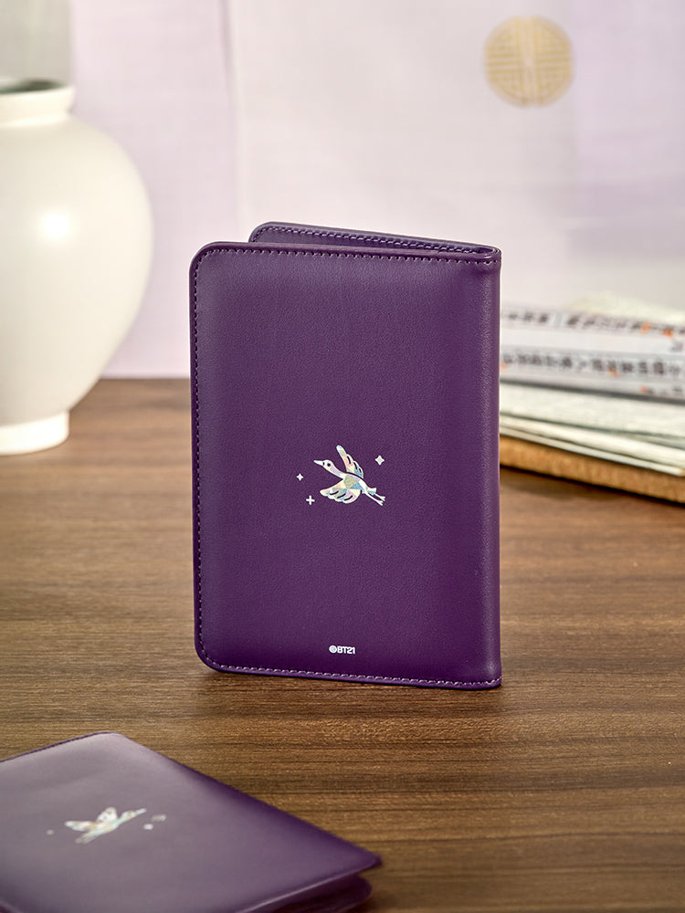 BT21 Premium K-Edition Mother-of-Pearl Graphic Passport Cover