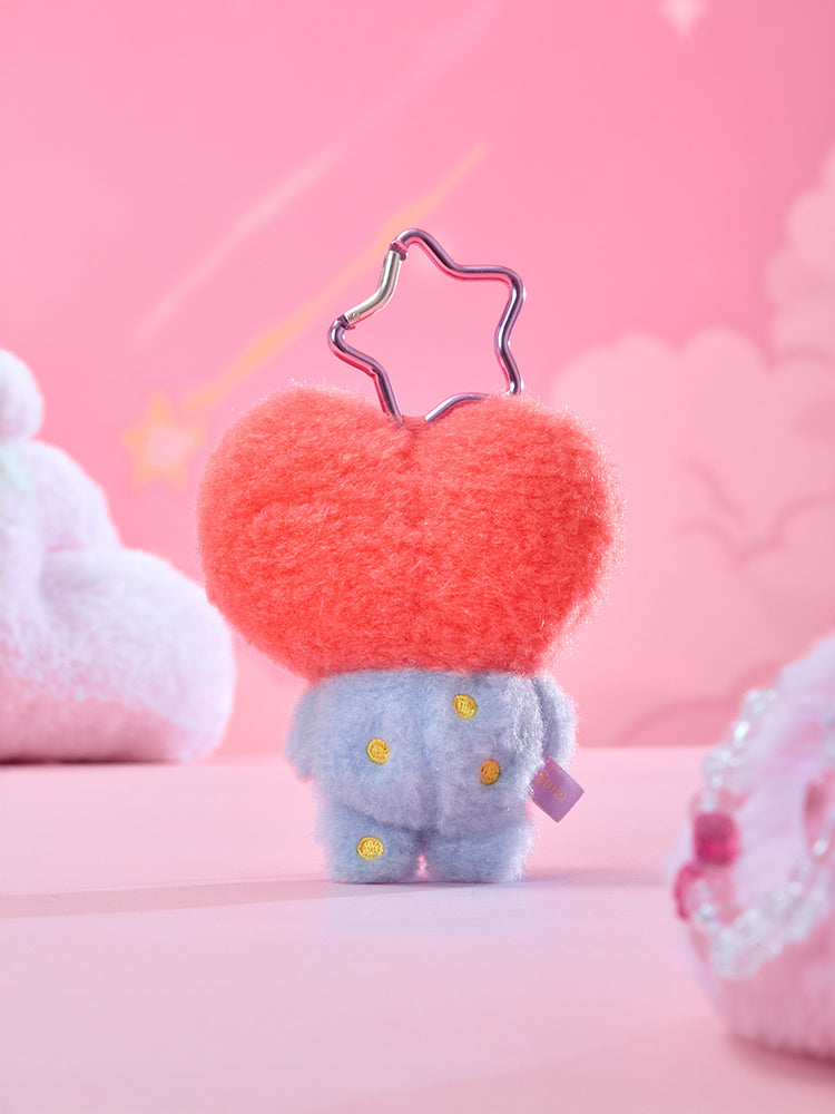 BT21 The Journey Purple Star Plush Keyring
