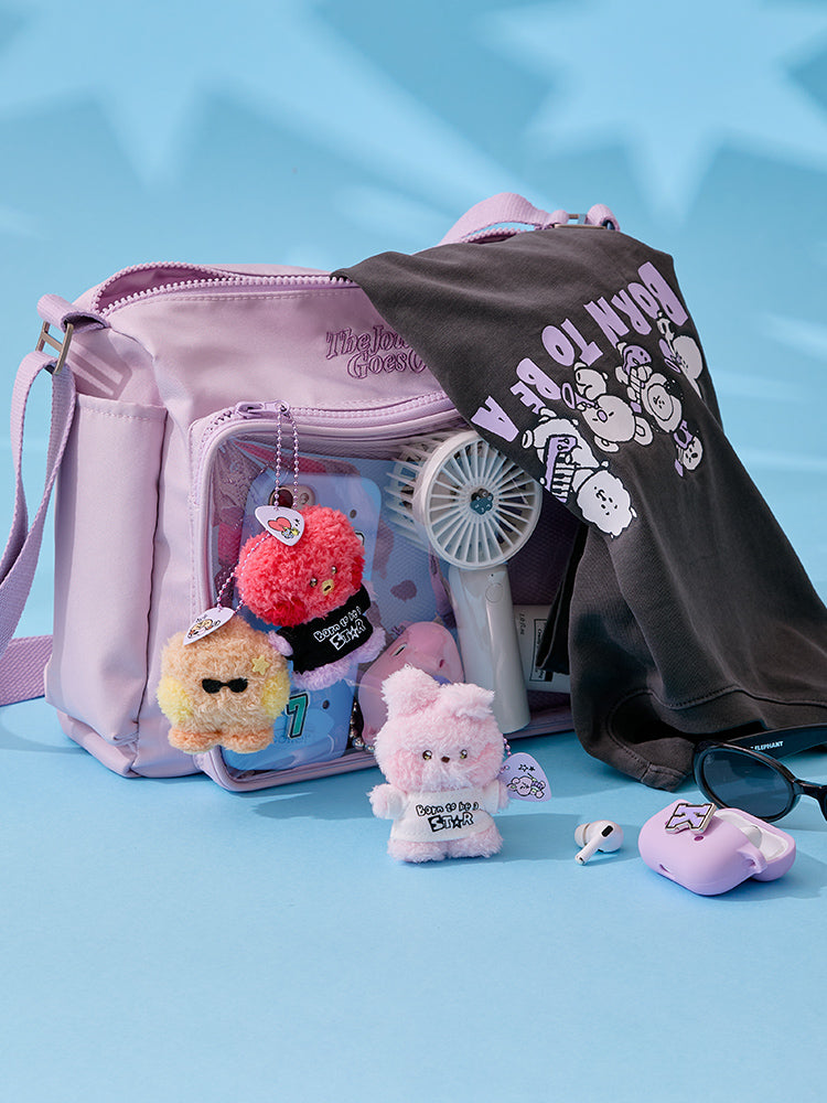 BT21 mini minini Band Plush Keyring