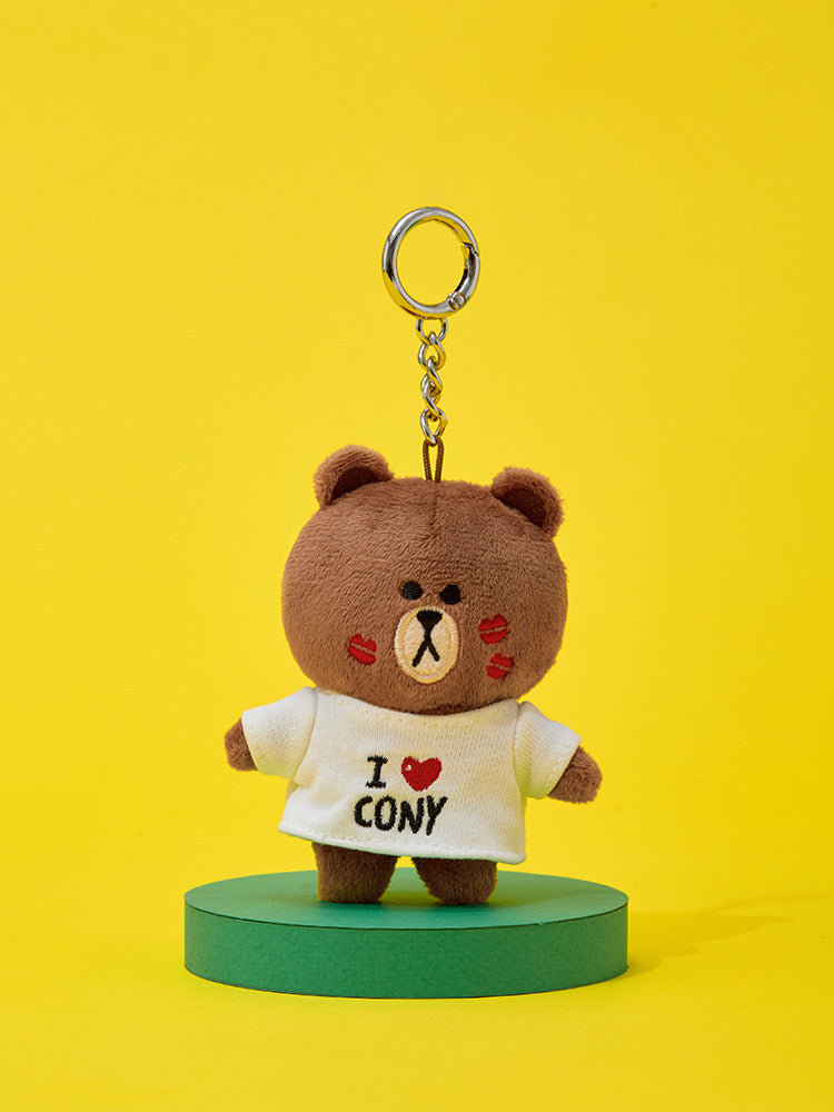 LINE FRIENDS Original Plush Keyring