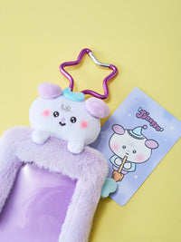 MIGHTEEZ Wonder Room Photo Card Holder Plush Keyring
