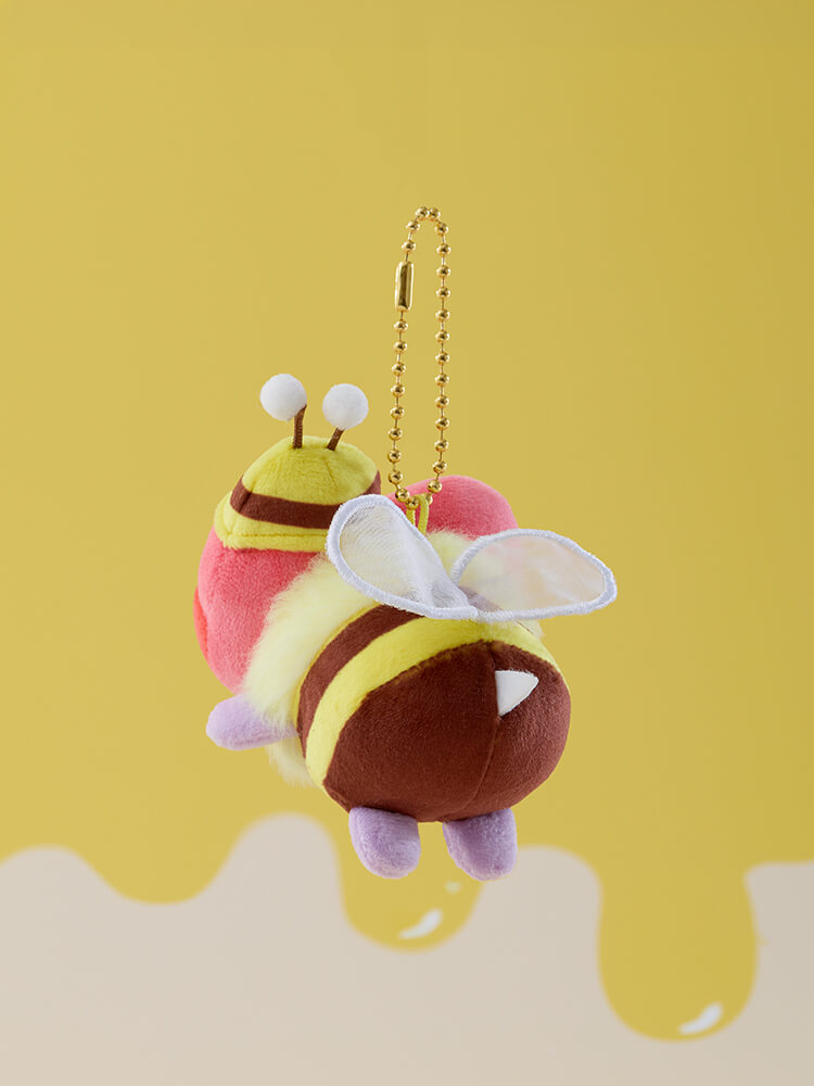 BT21 mini minini Honey Bee Plush Keyring