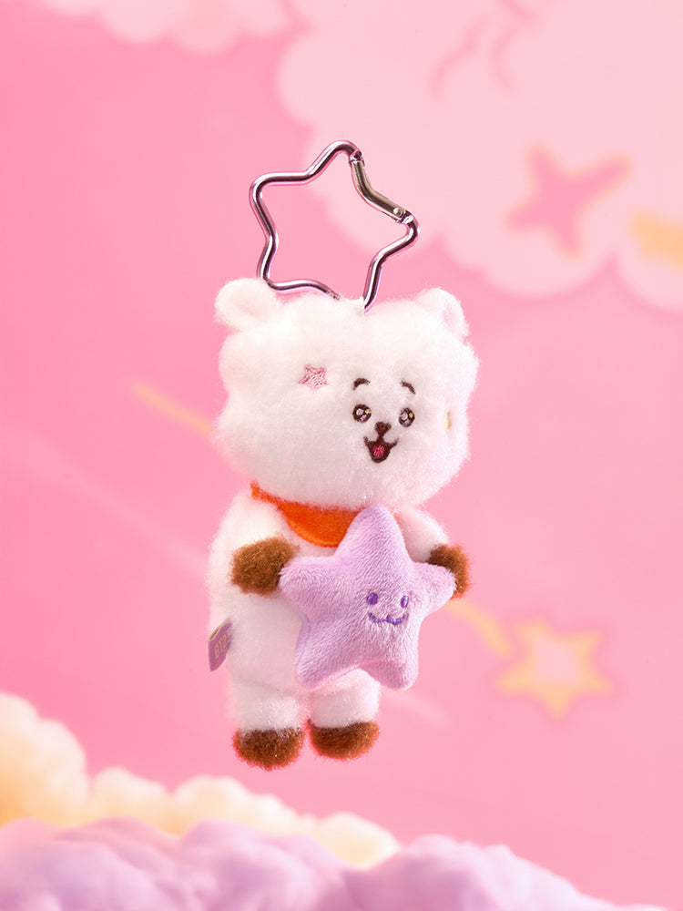 BT21 The Journey Purple Star Plush Keyring