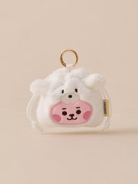 BT21 Fluffy mini Bag Charm Pouch