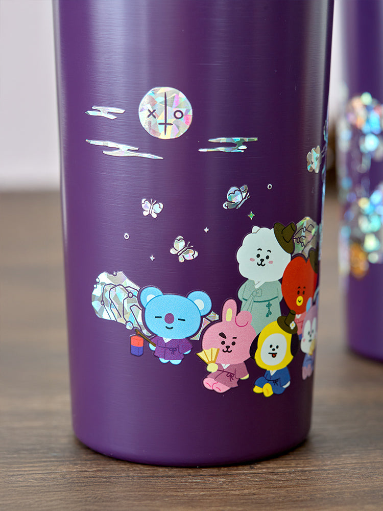 BT21 Premium K-Edition Mother-of-Pearl Graphic Tumbler (710ml