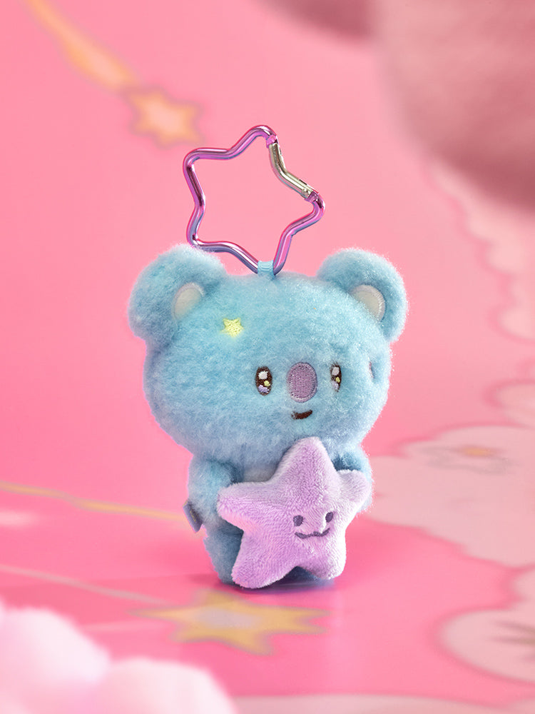 BT21 The Journey Purple Star Plush Keyring
