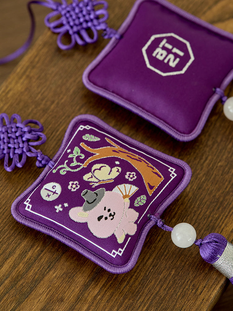 BT21 Premium K-Edition Embroidered Tassel Keyring