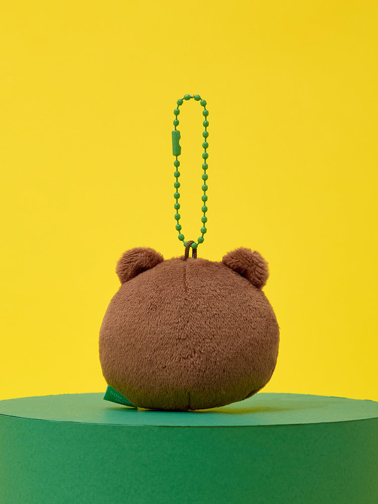 LINE FRIENDS Original Plush Face Keyring