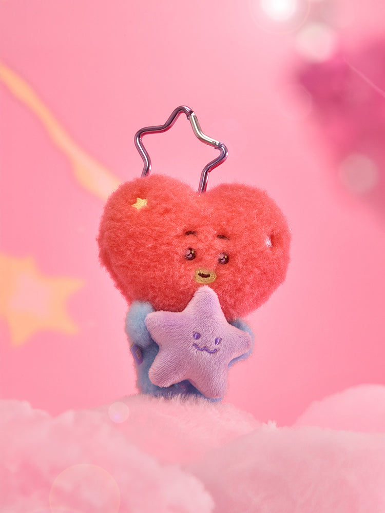 BT21 The Journey Purple Star Plush Keyring