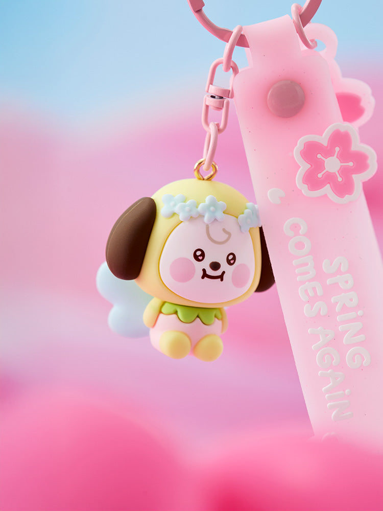 BT21 Baby Spring Fairy Figurine Keyring