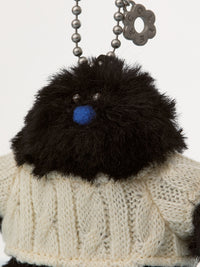 COLLER Furry mini Sticon Plush Keyring