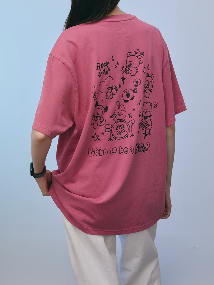 BT21 minini Band T-Shirt