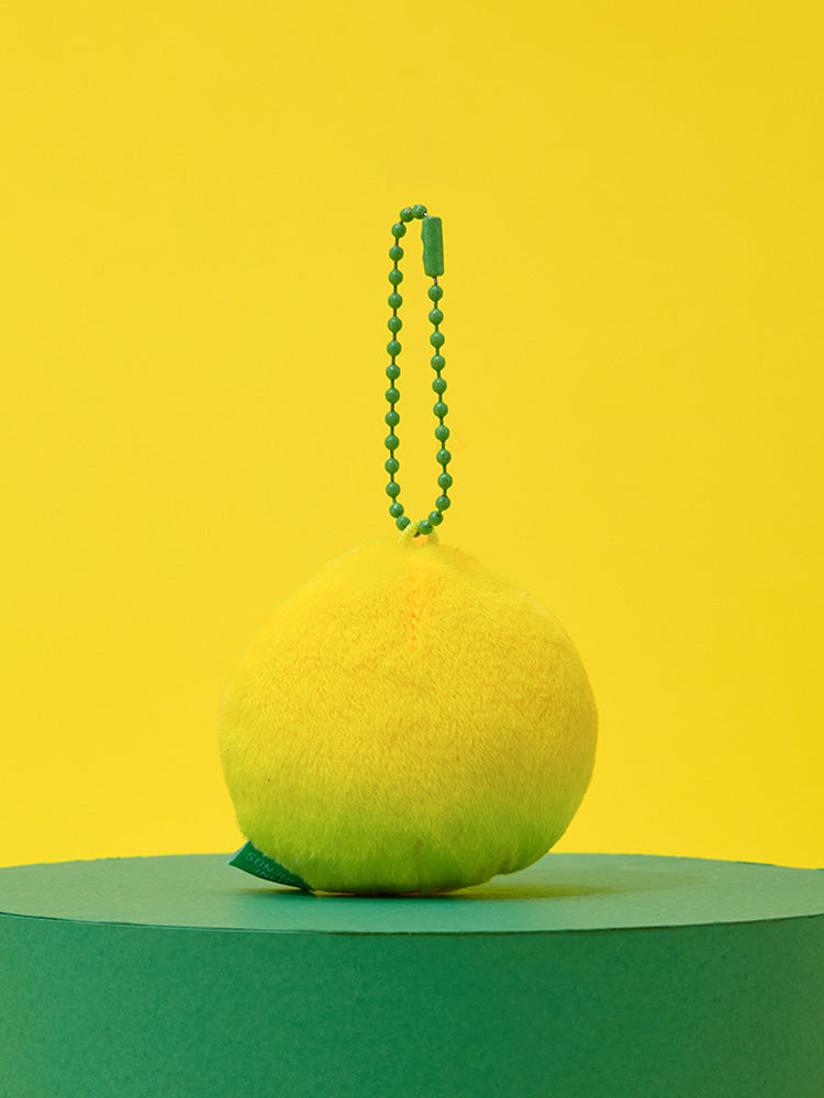 LINE FRIENDS Original Plush Face Keyring