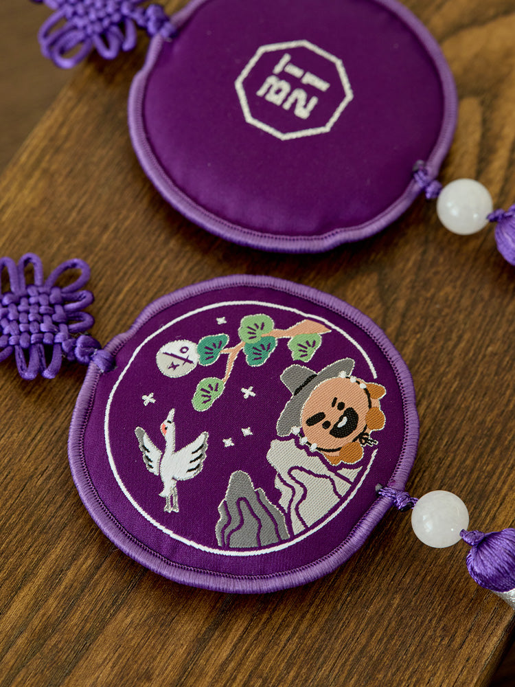 BT21 Premium K-Edition Embroidered Tassel Keyring