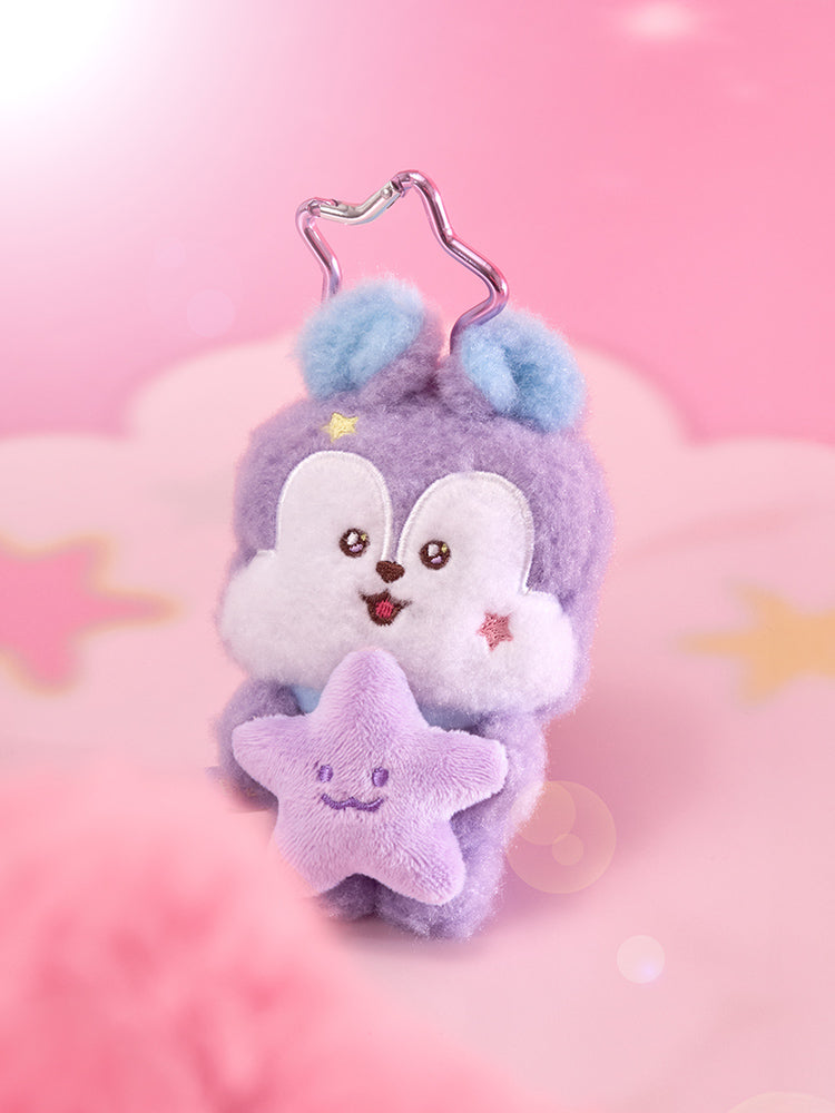 BT21 The Journey Purple Star Plush Keyring