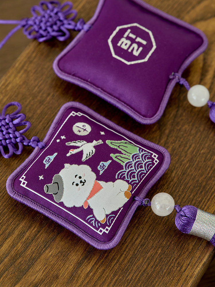 BT21 Premium K-Edition Embroidered Tassel Keyring