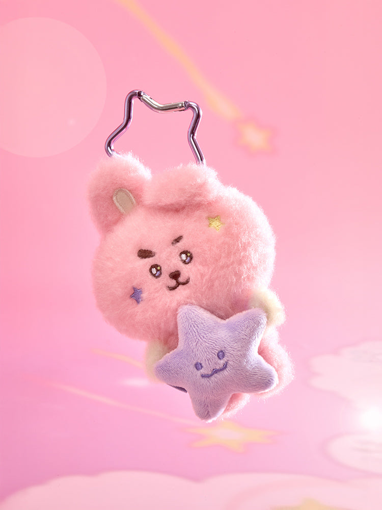 BT21 The Journey Purple Star Plush Keyring