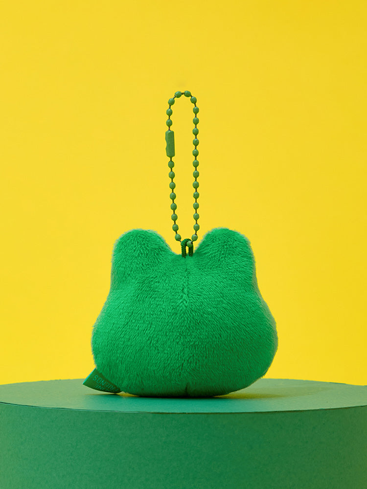 LINE FRIENDS Original Plush Face Keyring