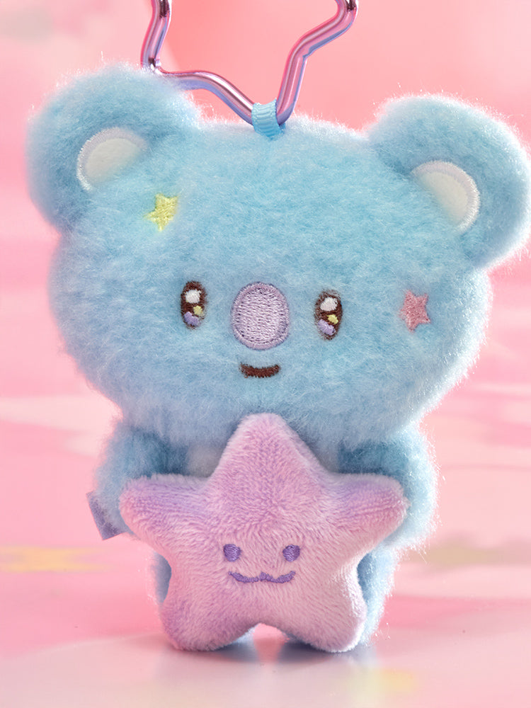 BT21 The Journey Purple Star Plush Keyring