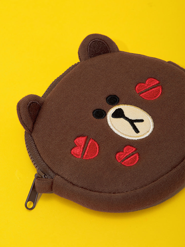 LINE FRIENDS Original Face Pouch
