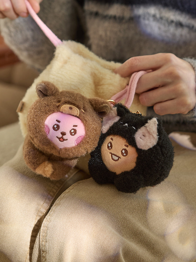 BT21 BABY More Fluffy Plush Keyring