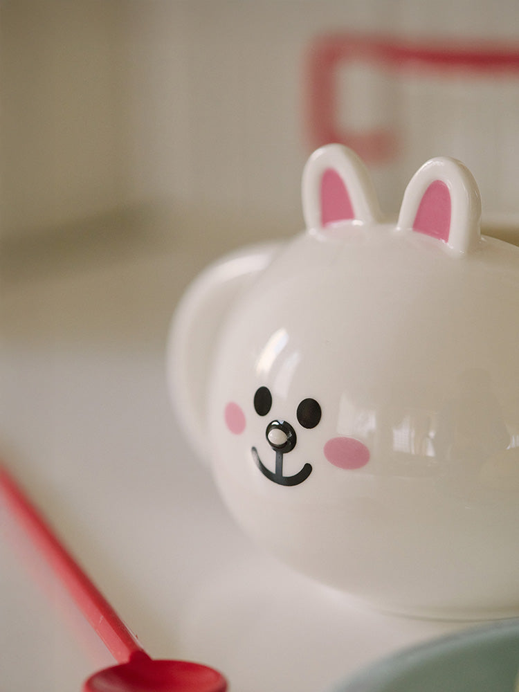 LINE FRIENDS HUG BROWN 3 Sculpted Mug