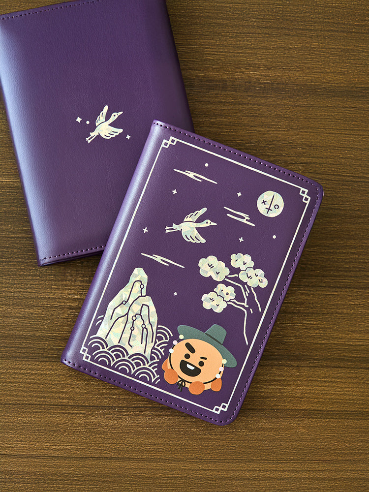 BT21 Premium K-Edition Mother-of-Pearl Graphic Passport Cover