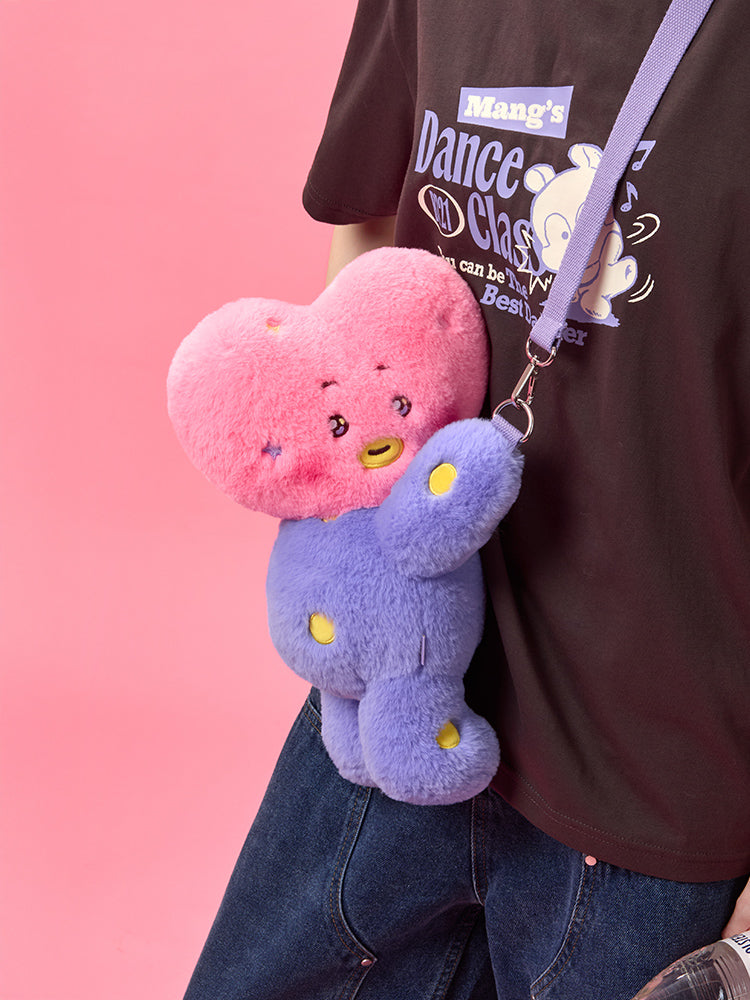 BT21 The Journey Hug Me Plush Crossbody Bag