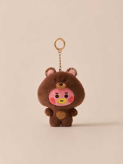 BT21 Fluffy Baby Plush Keyring