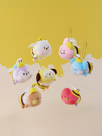 BT21 mini minini Honey Bee Plush Keyring