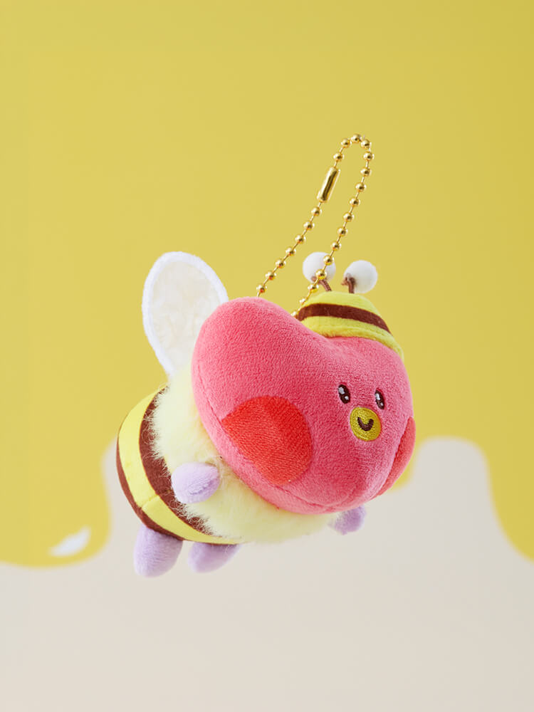 BT21 mini minini Honey Bee Plush Keyring