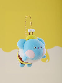 BT21 mini minini Honey Bee Plush Keyring