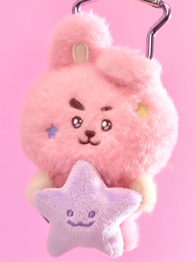BT21 The Journey Purple Star Plush Keyring