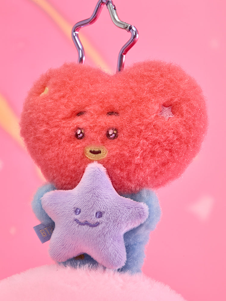 BT21 The Journey Purple Star Plush Keyring