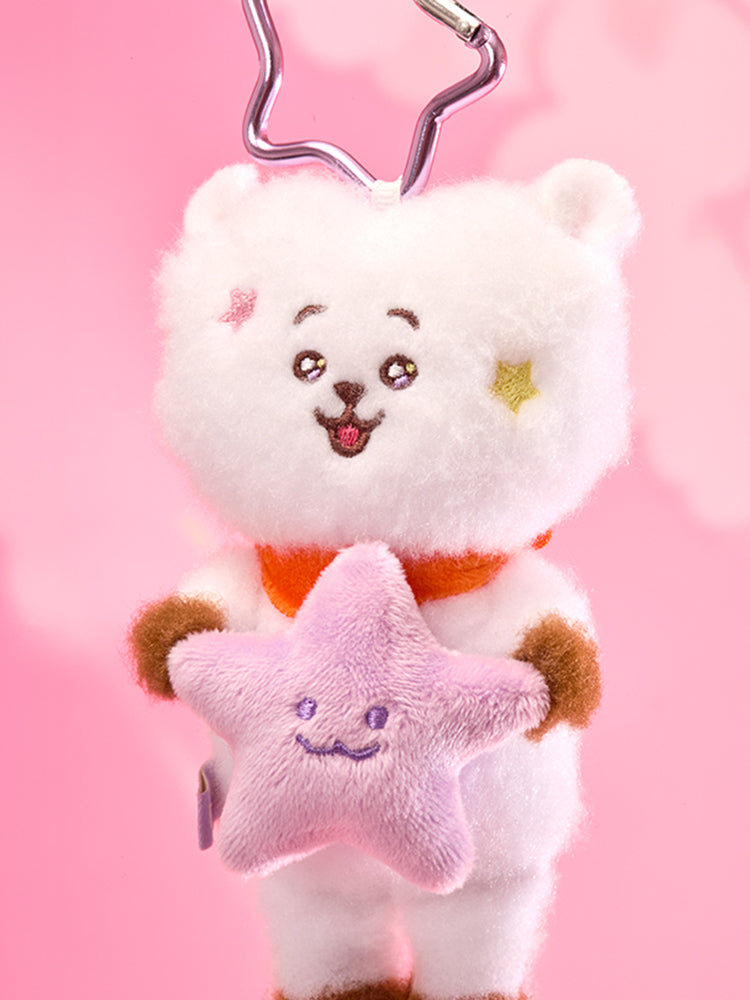 BT21 The Journey Purple Star Plush Keyring