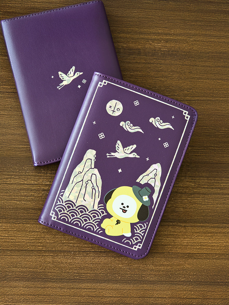 BT21 Premium K-Edition Mother-of-Pearl Graphic Passport Cover