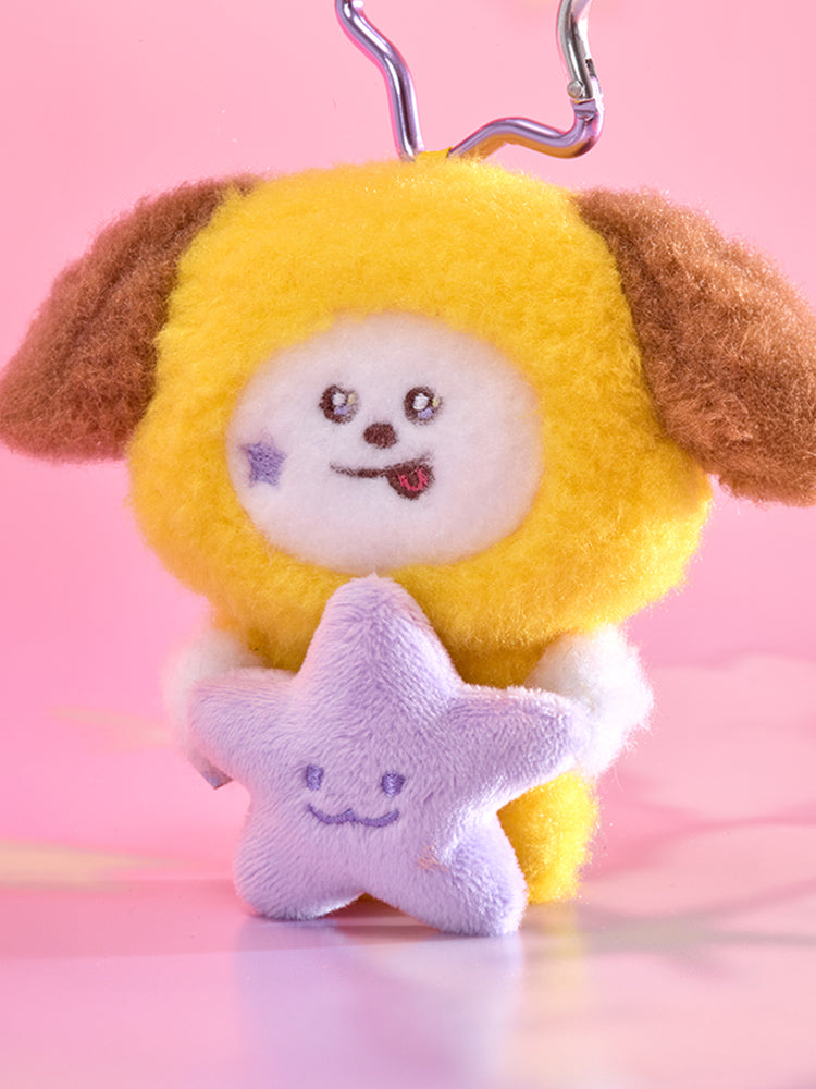 BT21 The Journey Purple Star Plush Keyring