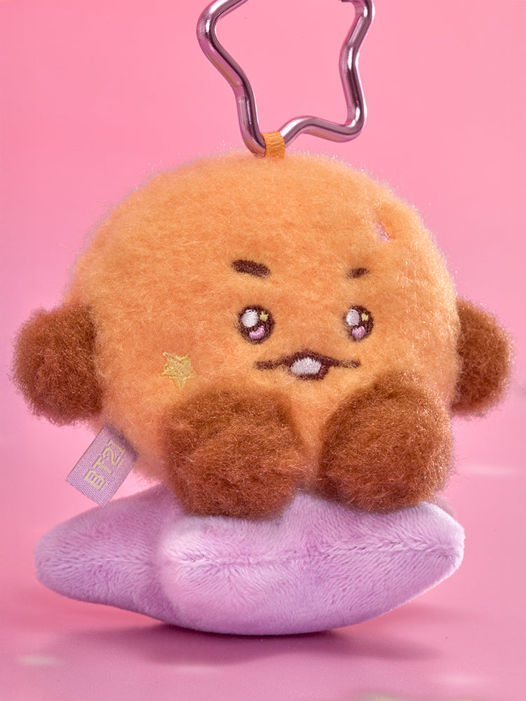 BT21 The Journey Purple Star Plush Keyring