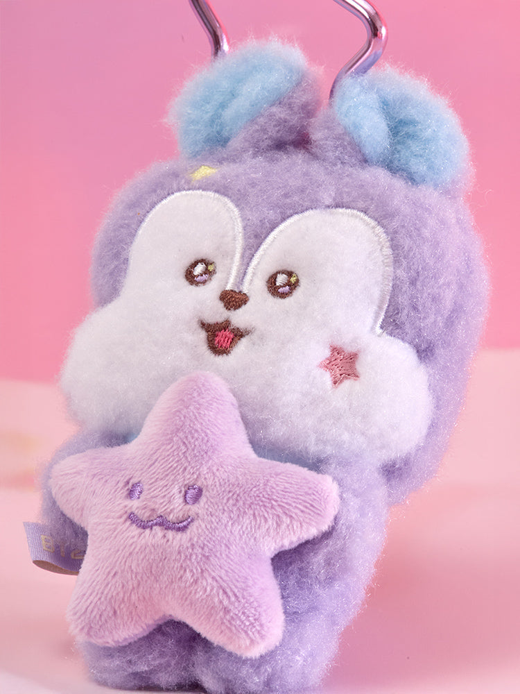 BT21 The Journey Purple Star Plush Keyring