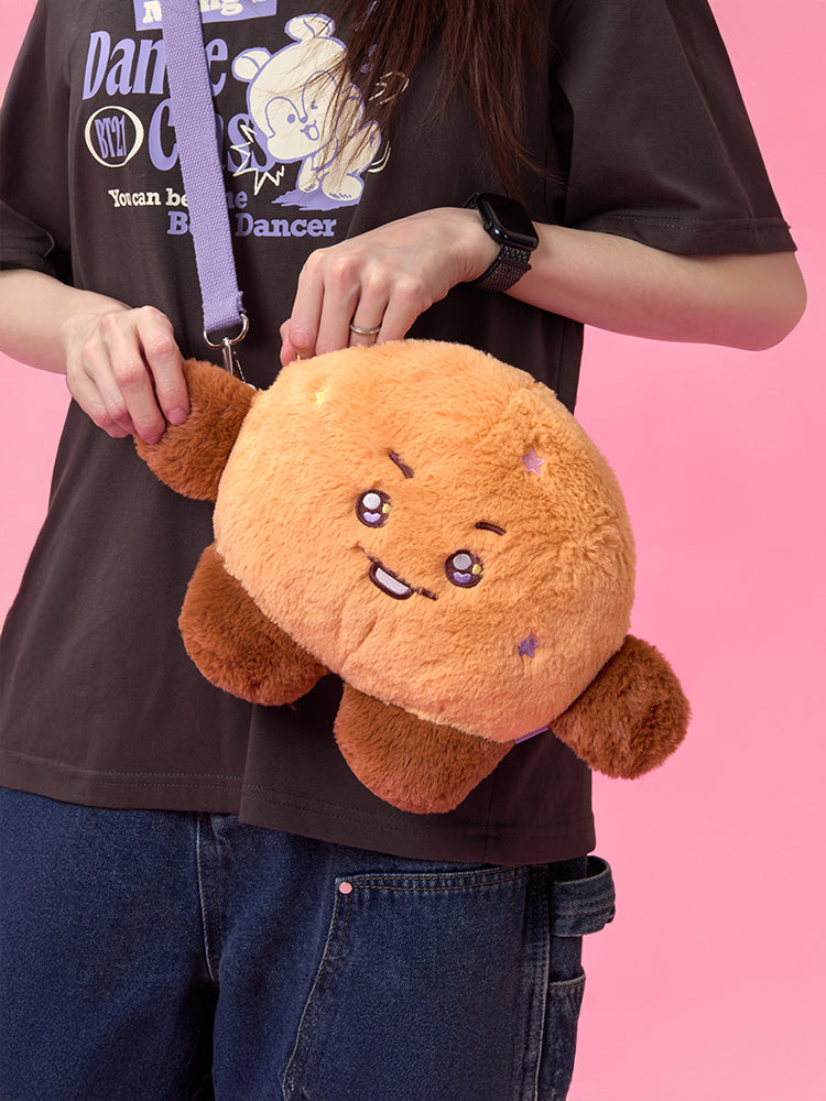 BT21 The Journey Hug Me Plush Crossbody Bag
