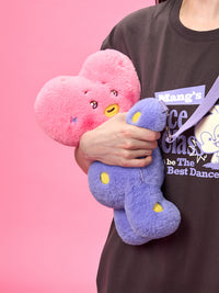 BT21 The Journey Hug Me Plush Crossbody Bag