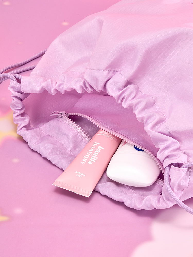 BT21 The Journey Clear Pocket String Backpack