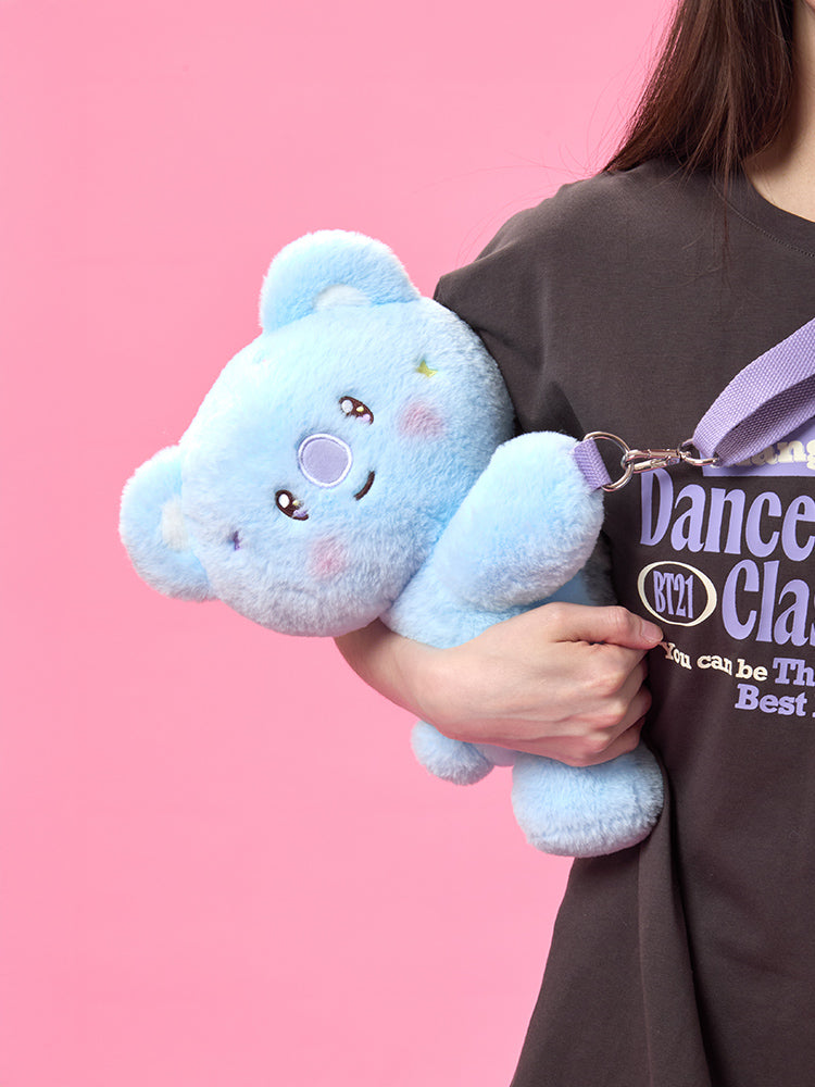BT21 The Journey Hug Me Plush Crossbody Bag