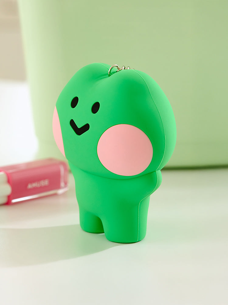LINE FRIENDS minini STAY WITH lenini Silicone Keyring Pouch