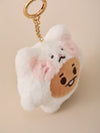 BT21 Fluffy Baby Plush Keyring