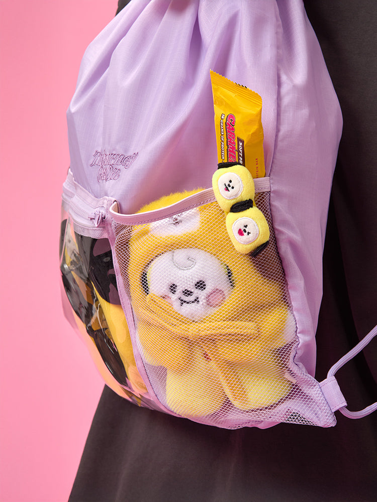 BT21 The Journey Clear Pocket String Backpack
