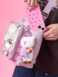 BT21 The Journey Clear Pocket Multi Crossbody Bag