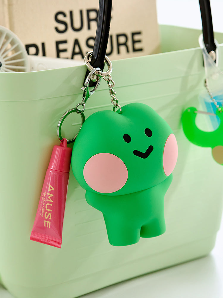 LINE FRIENDS minini STAY WITH lenini Silicone Keyring Pouch