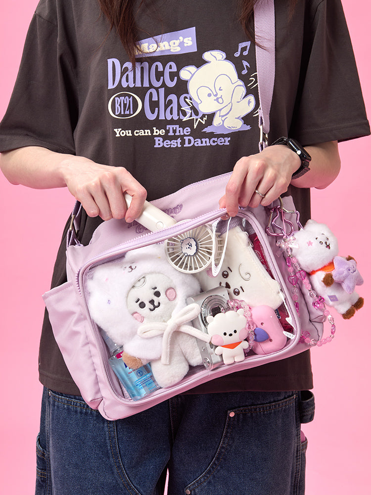 BT21 The Journey Clear Pocket Multi Crossbody Bag